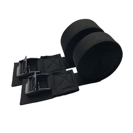 Tiardey 1 pair Black 10ft Tie Down Straps, Surfboard Canoe Strap, Surf Roof Kayak Straps, Adjustable Buckle Straps for Roof rack binding