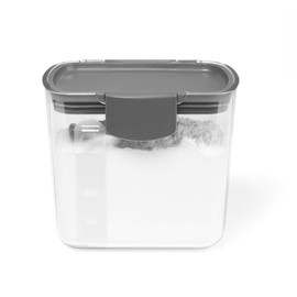 Starfrit 094381 ProKeeper Plastic Storage Container (for Powdered Sugar: 1.3L/770g/ 27.2oz), Clear