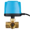 Snblzhef Normally Closed Motorized Ball Valve AC110V 2-Wire Brass Electric