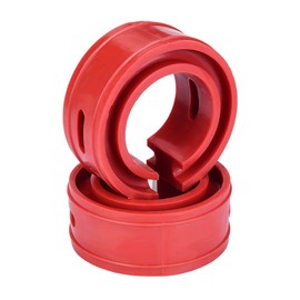 Car Rubber Shock Absorber, Shock Absorber Buffer Spring, Car Rubber Shock Absorber, 2 Pieces, Red Car Shock Absorber, Buffer Spring Bumper Cushion, Type A-F(D)
