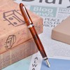 Majohn V60 Triangular Piston Fountain Pen EF Nib Transparent Brown