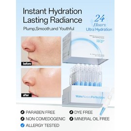 WNP Sérum De Ácido Hialurónico Al 3% Para El Rostro Con Hidratación Multicapa 4D | Sérum Antiedad Ultra Hidratante | Hidratante Para Piel Seca Y Sensi