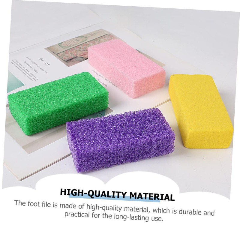 BIUDECO 4pcs Foot Exfoliator Callus Remover Foot Care File Pedicure