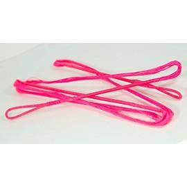 Flo Pink B50 Dacron Replacement Recurve Bowstring - Actual String Length - 12 Strand Bow String (50 INCH Length)