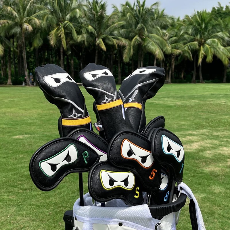 Golf Club Headcovers Ninja Golf Wood Covers Set Golf Driver