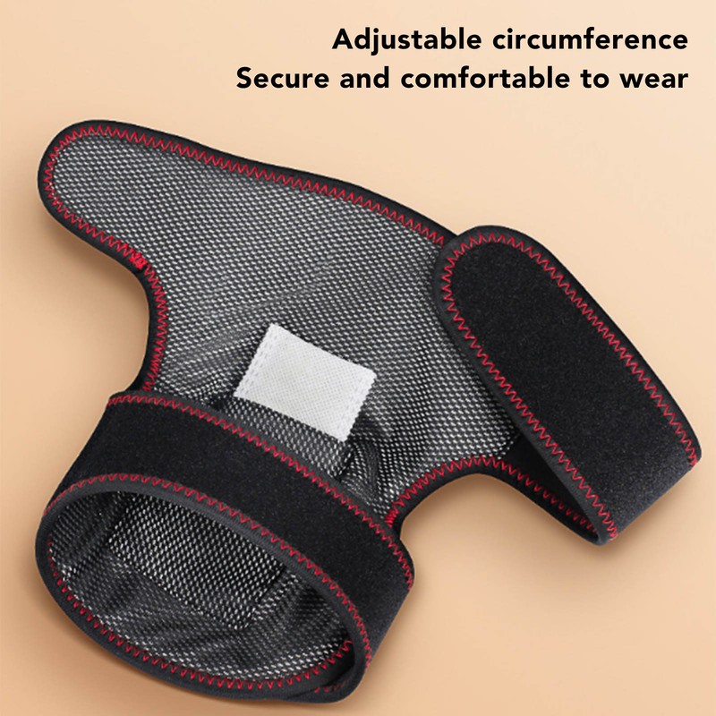 Heated Knee Brace Wrap Rechargeable 3 Vibration Mode Length Adjustable