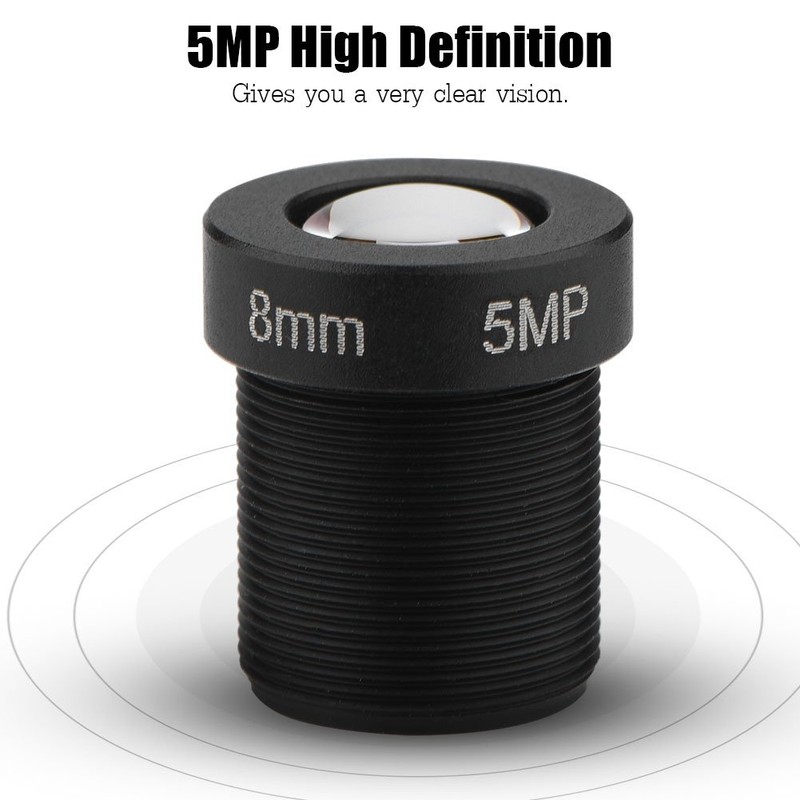 Sonew 8mm Wide Angle CCTV Lens, 5 Megapixel IP Camera