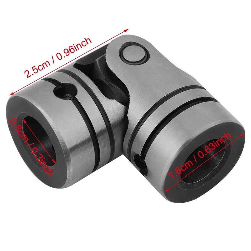Motor Joint Universal Joint 16 mm / 20 mm Steel