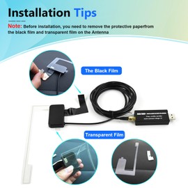 Podofo DAB/DAB+ Adapter Digital Radio Receiver Adapter DAB+ Radio Tuner Receiver with Antenna + SMA Antenna Interface + USB 2.0 for Dongle Universal DAB Module for Android Car Radio with DAB App