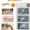 Cat Window Perch - Drill-Free Adjustable Sill Hammock, Sturdy Wood