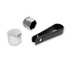 Wheel Bolt and Nut Caps Set, 21 Pieces, for 17
