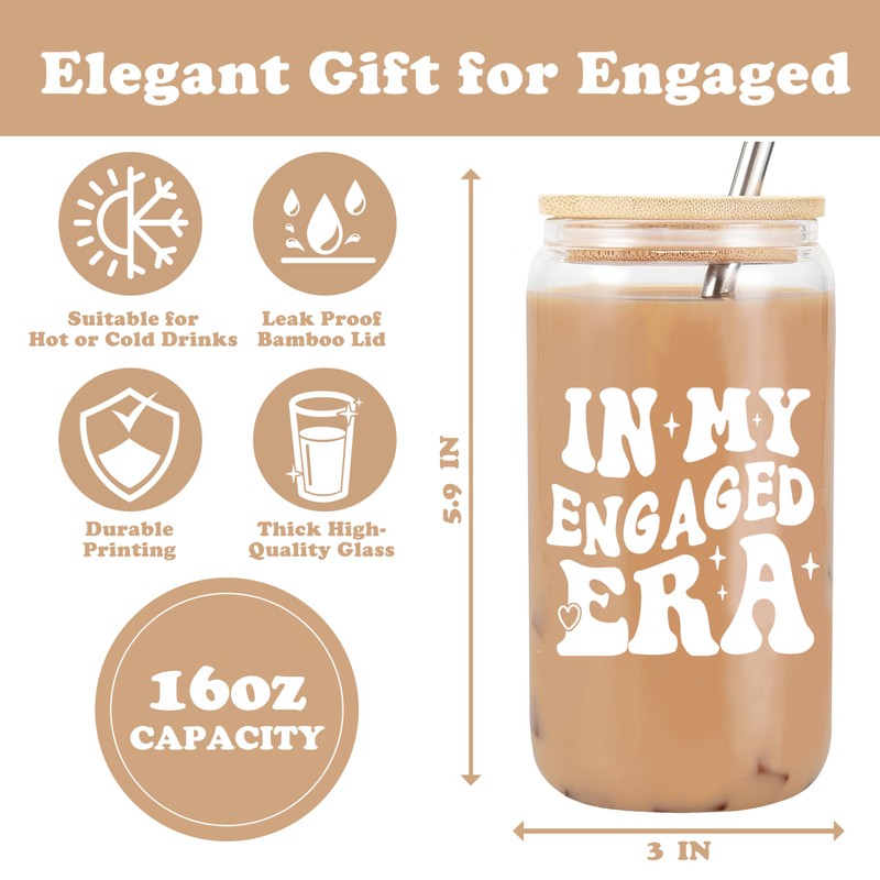 VivaJoy Engagement Gift, Couple Engagement Gift, Engagement Cup, Bride Gift
