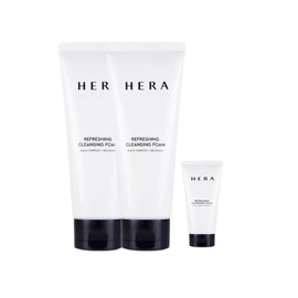 Hera Refreshing Cleansing Foam 160g+160g+50g Melasolv Renewal / 헤라 리프레싱 클렌징 폼 160g+160g+50g 멜라솔브 리뉴얼