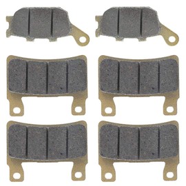 6Pcs Front Rear Motorcycle Disk Brake Pads Fit for CBR 600 F4 / F4I sport 1999-2004 CBR 929 RR-FIREBLADE 2000-2001 CBR 900rrr 1998-2003 VTR 1000 SP-1 (SP45) 2000-2001