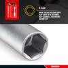 Teng M380610c Deep Socket 10mm 3/8 Square Drive
