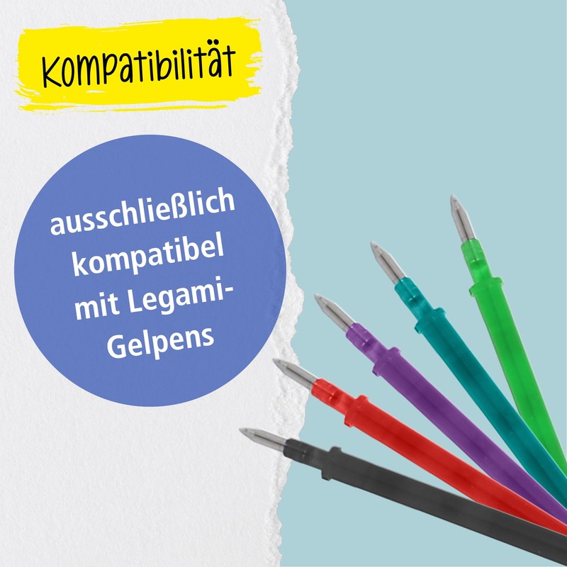 Online 3 x Erasable Refills Compatible with Legami Gel Pens