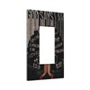 Black Fashion African Woman 1 Gang Rocker Light Switch Plate
