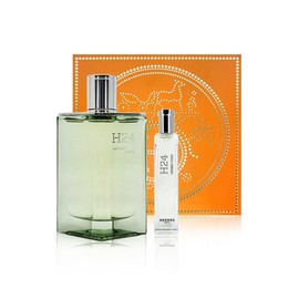 Hermes H24 Herve Vibes Eau de Parfum 100ml+15ml+2ml+Shopping Bag / 에르메스 H24 에르브 비브 오 드 퍼퓸 100ml+15ml+2ml+쇼핑백