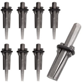 ABuff 3/4 Inch Heavy Duty Wedge and Feather Shims, 8 Pack Plug Shim and Wedge Concrete Rock Stone Splitter Hand Tools