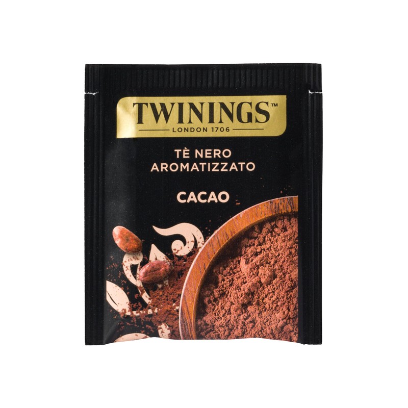 Twinings, Tè Nero Aromatizzato Cacao, Gusto Dolce e Avvolgente, Infusi