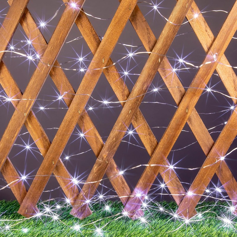 ZELUXDOT Solar String Lights for Outside,100FT 300 LEDs Solar Fairy