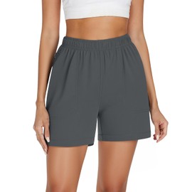 onlypuff Women's Lightweight Hiking Cargo Shorts Athletic Shorts for Camping Quick Dry Golf with Zipper Pockets