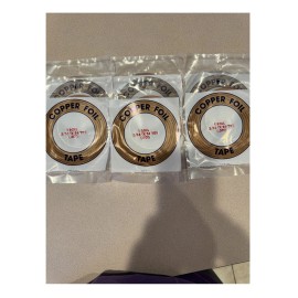 Edco 6 Rolls EDCO 3/16" 1.0 mil Copper Tape for Stained Glass