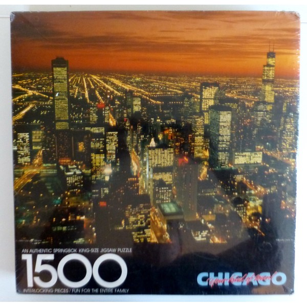Springbok 1500 Piece Jigsaw Puzzle - Chicago Your Kind of Town!