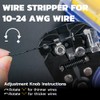 haisstronica Self-Adjusting Wire Stripper, 3 in 1 Stripper/Cutter/Crimping Heavy Duty