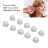 10pcs Sound Amplifier Closed Domes Single Layer Double Hole Silicone