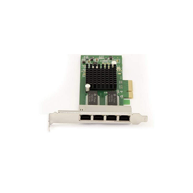 KALEA-INFORMATIQUE 4-Port Gigabit Ethernet Network Controller Card to PCIe x4