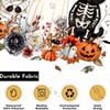 Lindameler Funny Halloween Shower Curtain Spooky Ghost Black Cat Shower
