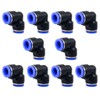 Metaland Elbow Push to Connect Fitting, 5/16" OD Pneumatic Air