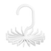 Premier Housewares Krawattenhalter Veranstalter, 20 Haken, weiß, PP-Polypropylen, 11x11x11