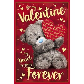 Me To You Bear My Heart Is Yours Valentine's Card