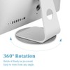 ONGHSD Silver Aluminum Alloy 360° Rotation Monitor Swivel Base, Wide