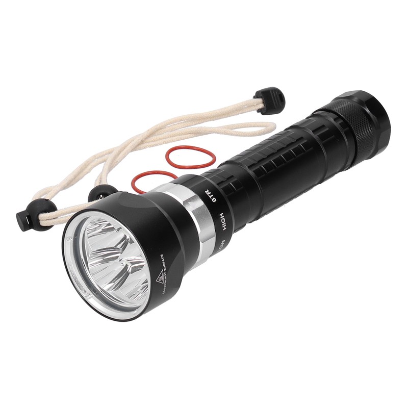 D40 Aviation Magnesium Aluminum Alloy Diving Waterproof Portable LED Flashlight