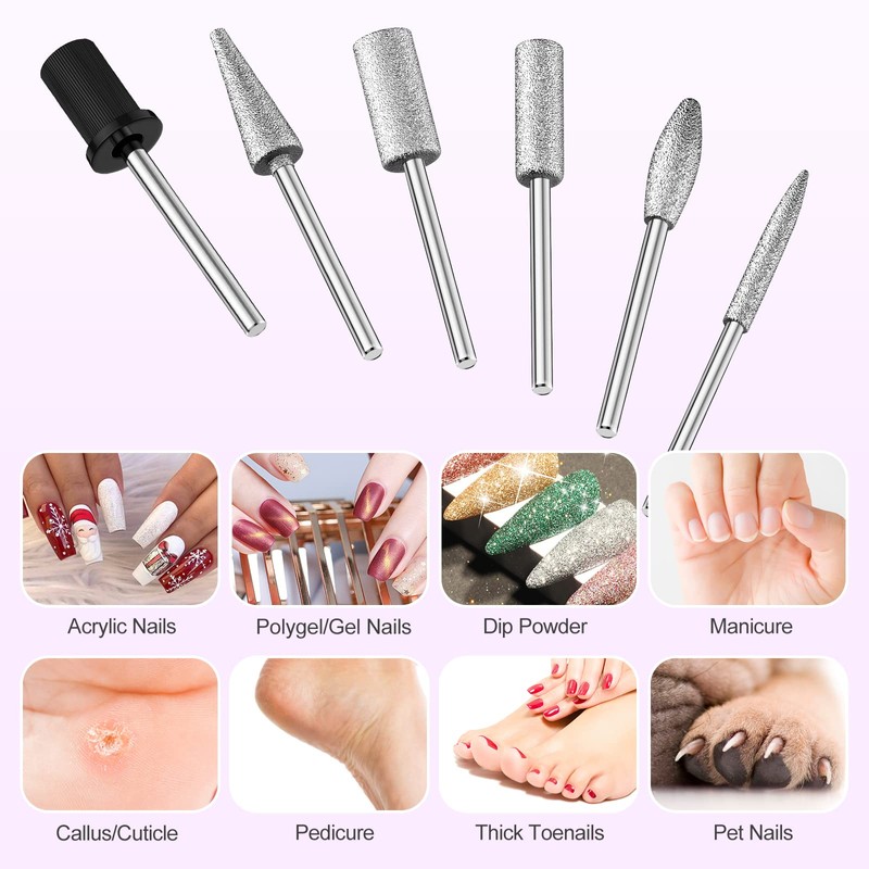 Professional Nail Drill Machine 20000 RPM Efile Electric Nail Filer
