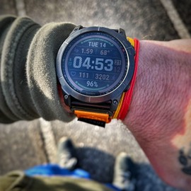 Compatible With Garmin Watch Band, Super Rugged Nylon Sports Strap With Woven Loop Design, For fēnix/Forerunner/Vivoactive/Approach/MARQ/quatix/D2 Series Tough Replacement Band For Men Orange