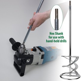 CS Unitec WG 135 H 5.4" Medium-Viscosity Mixing Paddle, Hex Shank