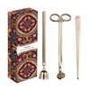 YioQio 3-in-1 Candle Accessory Set, Candle Wick Trimmer,Candle Wick Dipper,Candle