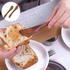 Tsuchbis 2Pcs 6 Inch Wooden Butter Spreaders Mini Kitchen Spatulas