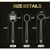 XWDALIN Kitchen Cooking Utensils Set, 3 pcs Stainless Steel Cooking