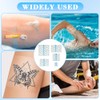 Second Skin Tattoo Cover, 50Pcs Waterproof PU Film Bandage for