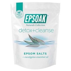 Epsom 엡소크 엡솜 소금 2파운드 - 디톡스 + 클렌징 목욕 [304 Ounce (Pack of 1)] Epsok Epsom Salt 2 Pounds - Detox + Cleansing Bath [304 Ounce (Pack of 1)]