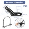Thapncow 2 Piece Bicycle Tow Bar Tow Bar Bicycle Tow