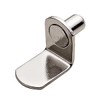 Shelf Support, Bracket-Style, Nickel, 1/4" (25)
