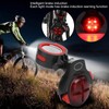 Bike Induction Taillight USB Rechargeable Waterproof Warning LED Rear Lights