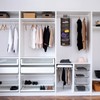 Relaxdays Wardrobe Hanging Shelf, 6 Compartments, Fabric, H x W