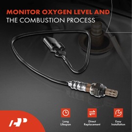 A-Premium Sonda Lambda compatible con Mini Cooper 2002 2003 2004 2005 2006 2007 2008, L4 1.6L, aguas arriba y aguas abajo, 2-PC Set, Reemplazo# 11780872674